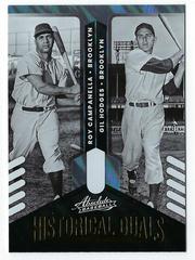 Gil Hodges, Roy Campanella #HD-RG Baseball Cards 2022 Panini Absolute Historical Duals Prices