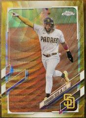 Fernando Tatis Jr. [Gold Wave Refractor] #1 Baseball Cards 2021 Topps Chrome Prices
