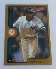 Alfonso Soriano #221 Baseball Cards 2002 Upper Deck Victory Prices