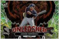 Jasson Dominguez [Green] #U20 Baseball Cards 2023 Panini Donruss Unleashed Prices