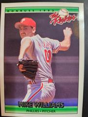 Mike Williams #126 Baseball Cards 1992 Panini Donruss Rookies Prices