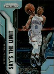 Russell Westbrook [Silver Prizm] #12 Basketball Cards 2016 Panini Prizm Sky's the Limit Prices