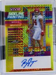 Brian Branch [Mojo Yellow] #BA-BB1 Football Cards 2023 Leaf Vivid Autographs Prices