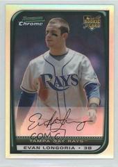 Evan Longoria [Refractor] Baseball Cards 2008 Bowman Chrome Draft Prices