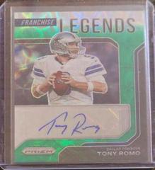 Tony Romo [Green Scope Prizm] Football Cards 2021 Panini Prizm Franchise Legends Signatures Prices
