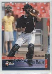 Joe Mauer [Minor League Baseball] Baseball Cards 2002 Upper Deck Prices