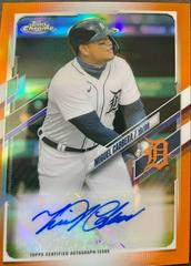 Miguel Cabrera [Orange Refractor] #CUSA-MC Baseball Cards 2021 Topps Chrome Update Autographs Prices