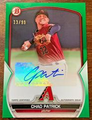 Chad Patrick [Green] Baseball Cards 2023 Bowman Paper Prospect Autographs Prices