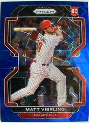 Matt Vierling [Blue Velocity Prizm] #1 Baseball Cards 2022 Panini Prizm Prices