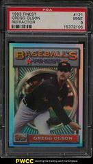Gregg Olson [Refractor] #121 Baseball Cards 1993 Finest Prices