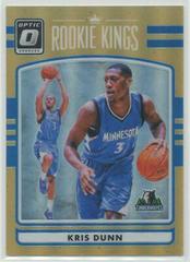 Kris Dunn [Orange] Basketball Cards 2016 Panini Donruss Optic Rookie Kings Prices