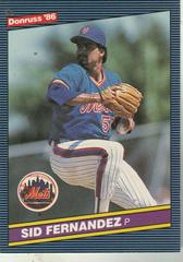 Sid Fernandez #625 Baseball Cards 1986 Donruss Prices