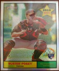 Buster Posey [Refractor] Baseball Cards 2010 Topps Heritage Chrome Prices