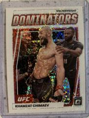 Khamzat Chimaev [White Sparkle] #11 Ufc Cards 2023 Panini Donruss Optic UFC Dominators Prices