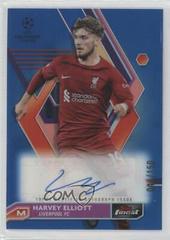 Harvey Elliott [Blue] #A-HE Soccer Cards 2022 Topps Finest UEFA Club Competitions Autographs Prices