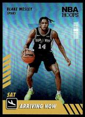 Blake Wesley [Holo] #25 Basketball Cards 2022 Panini Hoops Arriving Now Prices