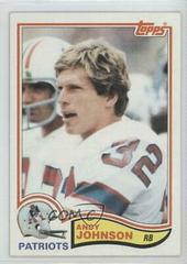 Andy Johnson #155 Football Cards 1982 Topps Prices