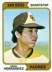Enzo Hernandez #572 Baseball Cards 1974 Topps Prices