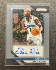 Glen Rice Basketball Cards 2018 Panini Prizm Signatures Prices