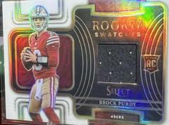 Brock Purdy [White] #RSW-17 Football Cards 2022 Panini Select Rookie Swatches Prices