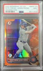 Pete Crow Armstrong [Orange Foil] #BPPF-102 Baseball Cards 2022 Bowman 1st Edition Prices