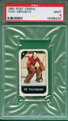 Tony Esposito Hockey Cards 1982 Post Cereal Prices