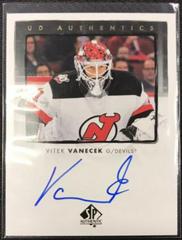 Vitek Vanecek #UDA-VV Hockey Cards 2022 SP Authentic UD Autographs Prices