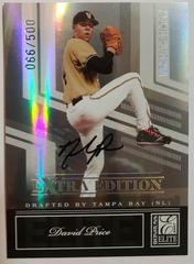 David Price [Turn of the Century Autograph] #5 Baseball Cards 2007 Donruss Elite Extra Edition Prices