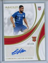 Cameron Carter Vickers Soccer Cards 2018 Panini Immaculate Rookie Autographs Prices
