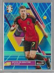 Kevin De Bruyne [Blue Refractor] #6 Soccer Cards 2023 Topps Finest Road to UEFA EURO Prices