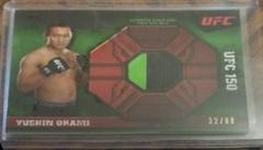 Yushin Okami [Green] #FMR-YO Ufc Cards 2013 Topps UFC Knockout Fight Mat Relics Prices