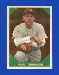 Paul Derringer #43 Baseball Cards 1960 Fleer Prices