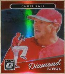 Chris Sale [Carolina Blue] #4 Baseball Cards 2017 Panini Donruss Optic Prices