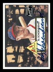 Red Schoendienst #THARS Baseball Cards 2001 Topps Heritage Autographs Prices
