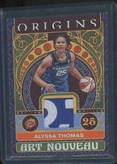 Alyssa Thomas [Blue] #AN-ALT Basketball Cards 2023 Panini Origins WNBA Art Nouveau Memorabilia Prices