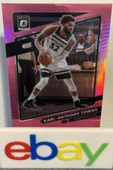 Karl Anthony Towns [Pink] Basketball Cards 2021 Panini Donruss Optic Prices