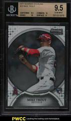 Mike Trout [Rookie] Baseball Cards 2011 Bowman Sterling Prices