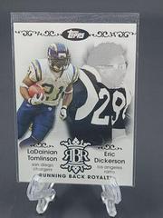 LaDainian Tomlinson #RBR-TD Football Cards 2007 Topps Running Back Royalty Prices