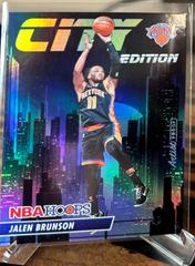 Jalen Brunson [Artist Proof Gold] #21 Basketball Cards 2023 Panini Hoops City Edition Prices