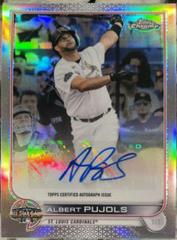 Albert Pujols Baseball Cards 2022 Topps Chrome Update All Star Game Autographs Prices