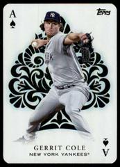 Gerrit Cole #AA-9 Baseball Cards 2023 Topps All Aces Prices