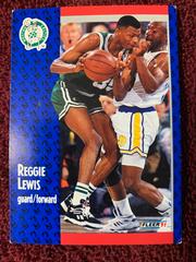 Reggie Lewis Basketball Cards 1991 Fleer Tony's Pizza Prices