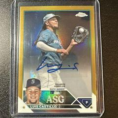Luis Castillo [Gold] #ASGA-LC Baseball Cards 2023 Topps Chrome Update All Star Game Autographs Prices