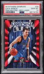 Luka Doncic [Red Laser] #29 Basketball Cards 2019 Panini Donruss Franchise Features Prices