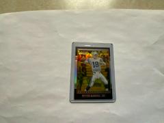 Peyton Manning [Gold Refractor] #67 Football Cards 2001 Bowman Chrome Prices