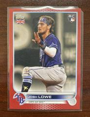 Josh Lowe [Red] #110 Baseball Cards 2022 Topps UK Edition Prices