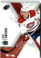 Nick Suzuki #47 Hockey Cards 2021 SPx Prices