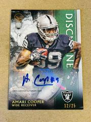 Amari Cooper [Autograph Discipline] #158 Football Cards 2015 Topps Valor Prices