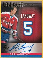 Rod Langway [Gold Autograph] Hockey Cards 2020 SP Signature Edition Legends Dominant Digits Prices