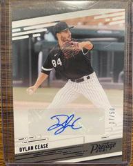 Dylan Cease [Blue] #PR-DC Baseball Cards 2021 Panini Chronicles Prestige Autographs Prices